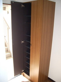 Entrance. It is a large shoebox. 