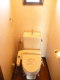 Toilet. Warm water washing toilet seat