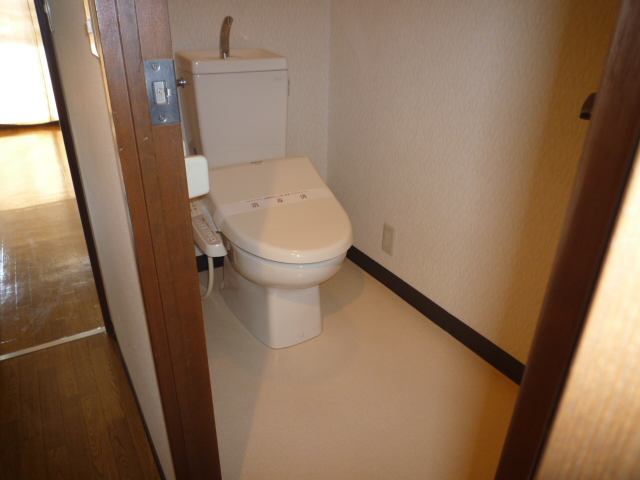 Toilet. Warm water washing toilet seat