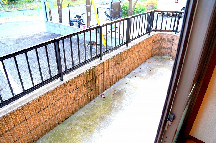 Balcony. 1F concrete terrace