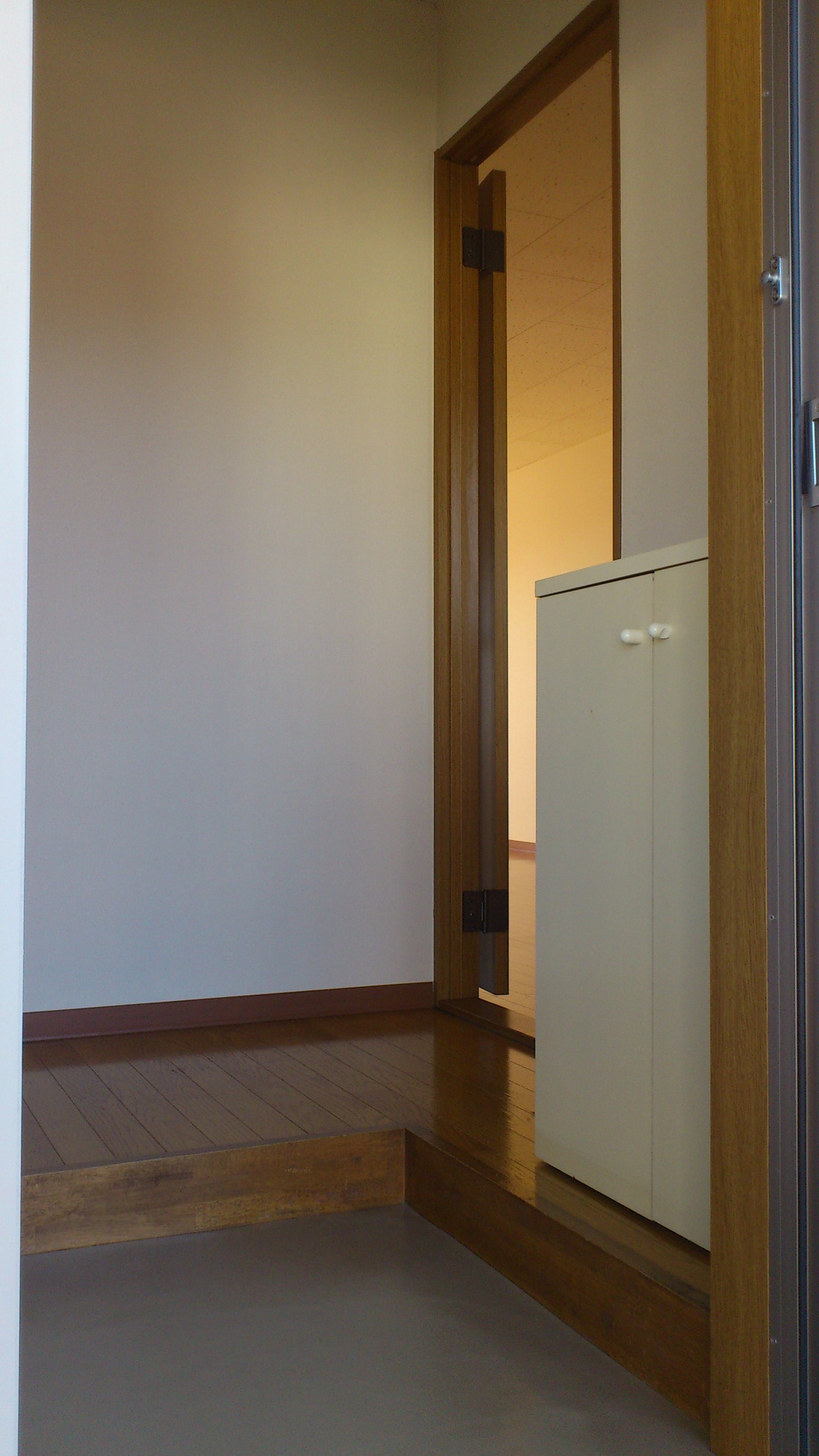 Entrance. Cupboard Yes