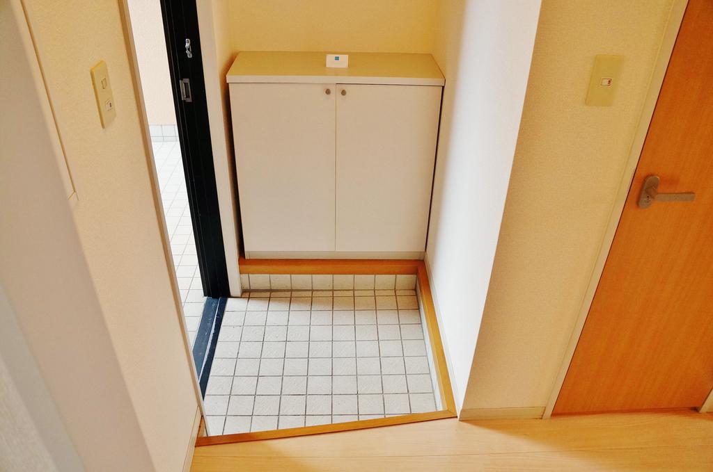 Entrance. It comes with a shoe box!