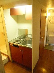 Kitchen. Electric stove 2-neck. It is safe