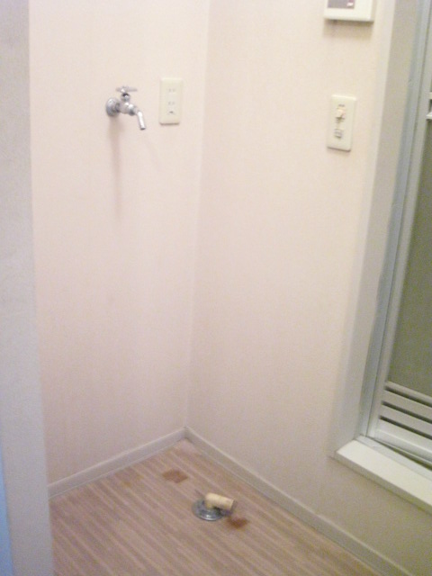 Other room space. Washing machine in the room