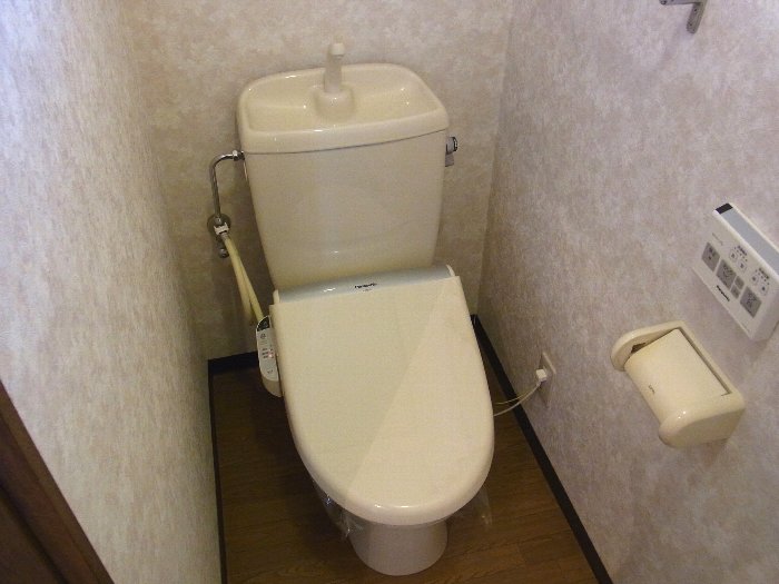 Toilet. With warm water washing toilet seat