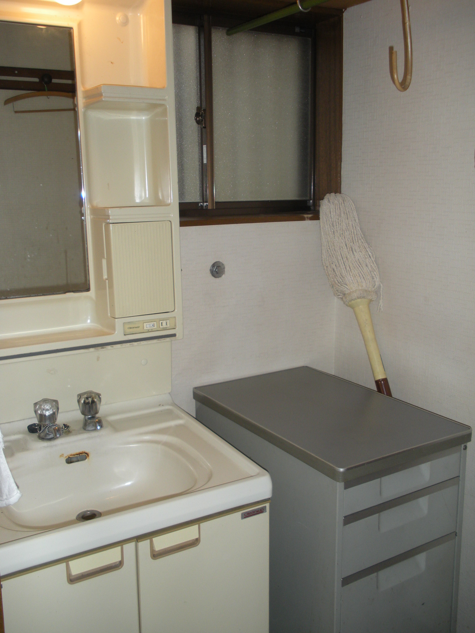 Washroom. Swaps washbasin.