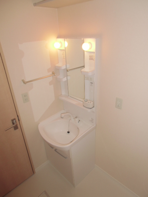 Washroom. White refreshing dresser!