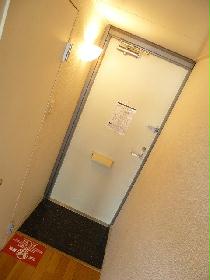 Entrance. To door, Bar lock is also attached