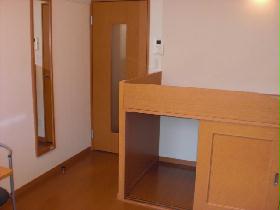 Living and room. Monitor with a intercom. 