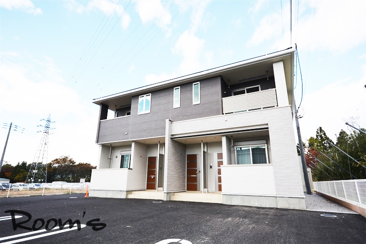 Building appearance. Stylish exterior design. 