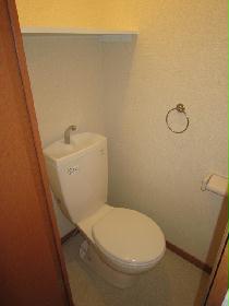 Toilet. Storage shelves Yes