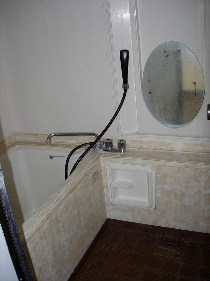 Bath. It is a good size Sho is to clean.