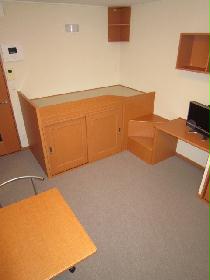 Living and room. Shooting from the window side / With bets / Bet bottom storage