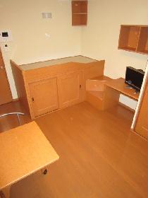 Living and room. Shooting from the window side / With bets / Bet bottom storage