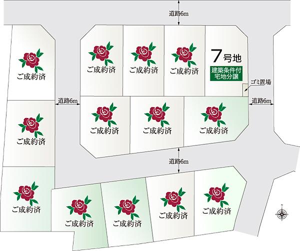Compartment figure. Land prices -  ※ Sales compartment Figure