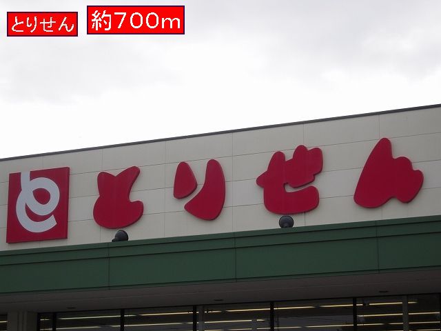 Supermarket. Torisen 700m until the (super)