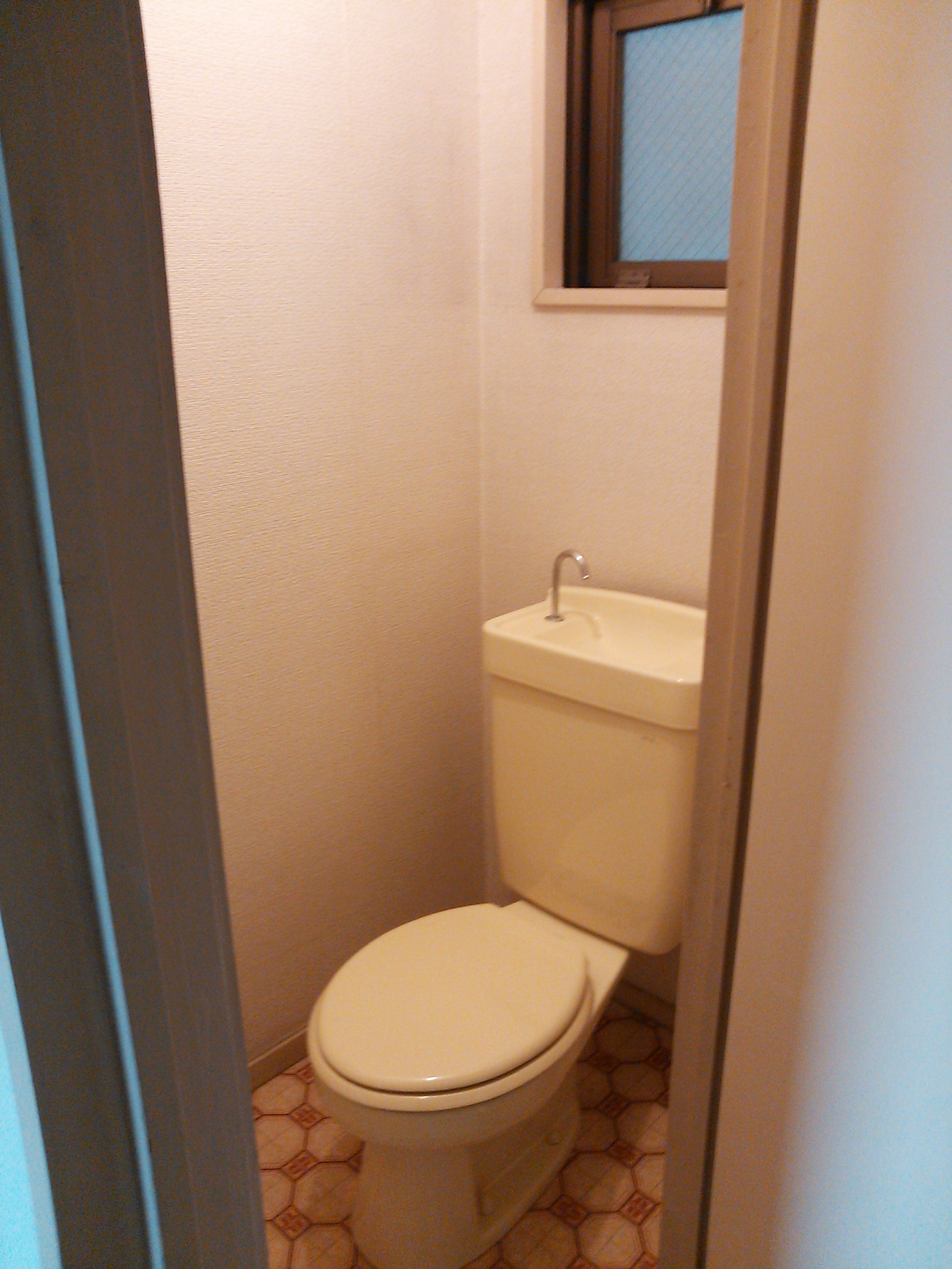 Toilet. It is likely to calm down