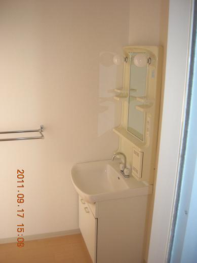 Washroom. To wash space aside Washing machine Storage