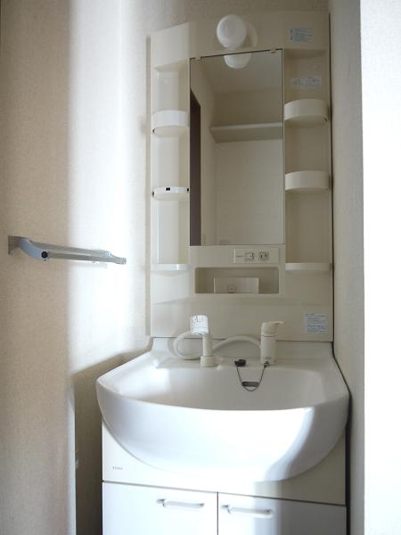 Washroom. Shampoo dresser with