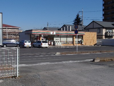 Convenience store. Seven-Eleven Tamamura Kaminote store up (convenience store) 322m