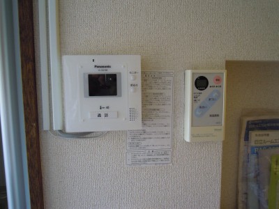 Security. Monitor with intercom