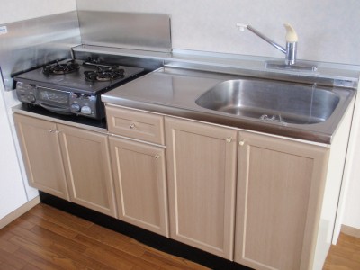 Kitchen. With gas stove