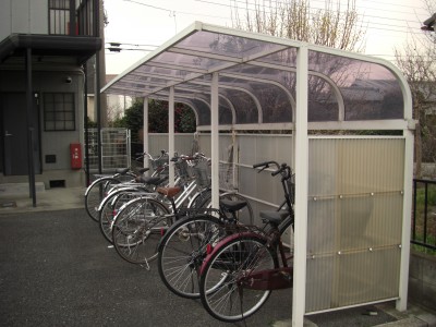 Other common areas. bicycle parking space