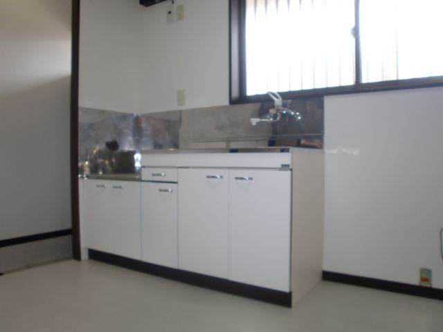 Kitchen. Bright colors of kitchen ventilation with windows and good. 