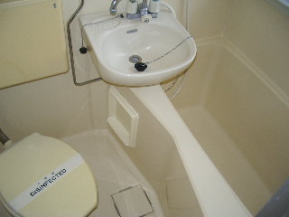 Bath. A clean water around