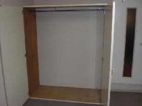 Living and room. Closet Open.