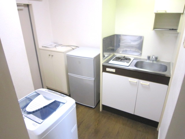 Kitchen. Enough with a mini-kitchen to living alone