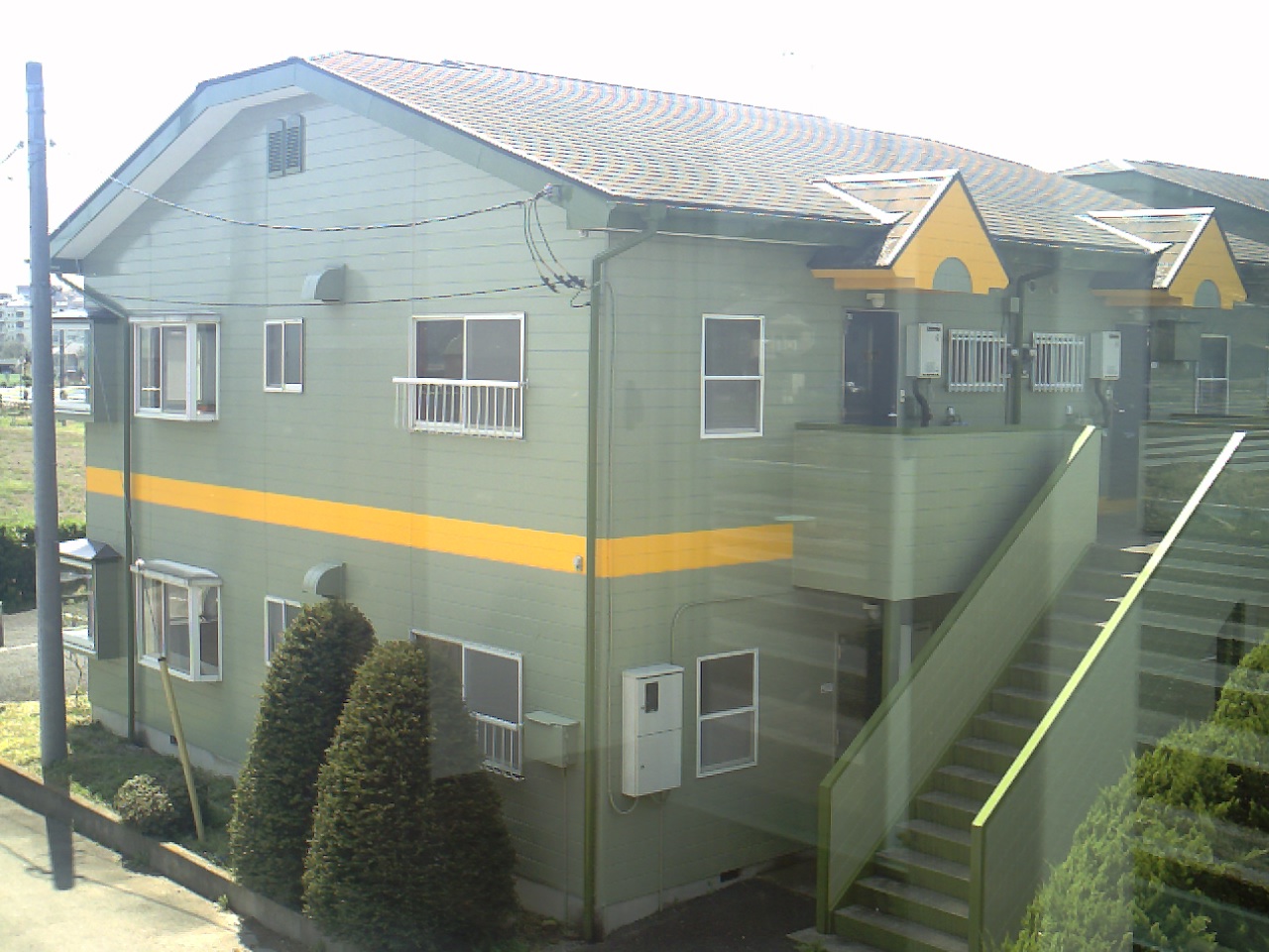 Building appearance. Building north