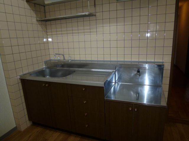 Kitchen. You can put two-burner stove.