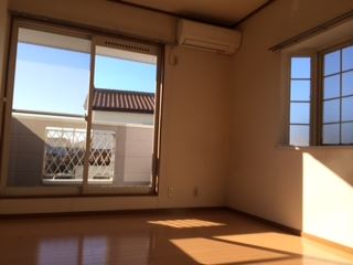 Living and room. A good day on the south-facing.