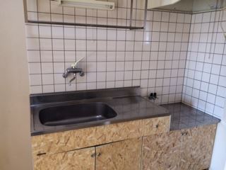 Kitchen. You can put two-burner stove.