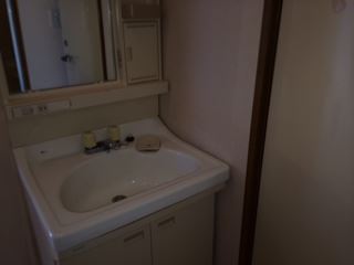 Washroom. It is easy to get dressed because there is also a wash basin.