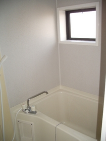 Bath. With ventilation window