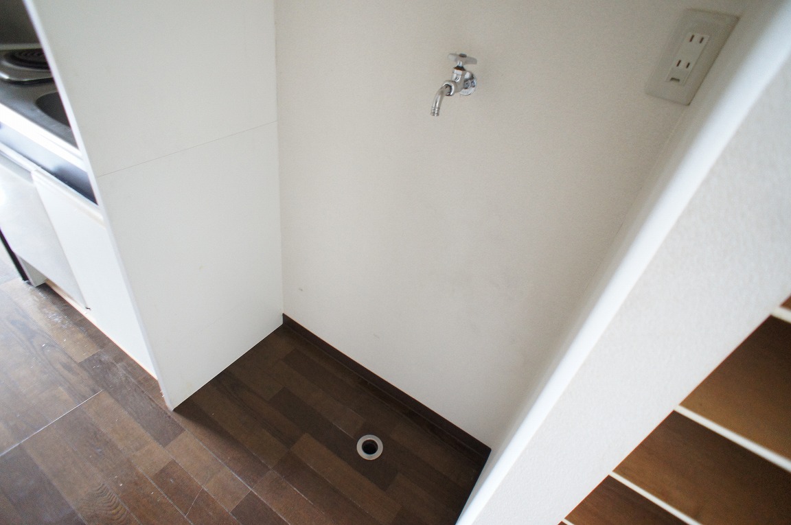 Other Equipment. Washing machine put in a room.