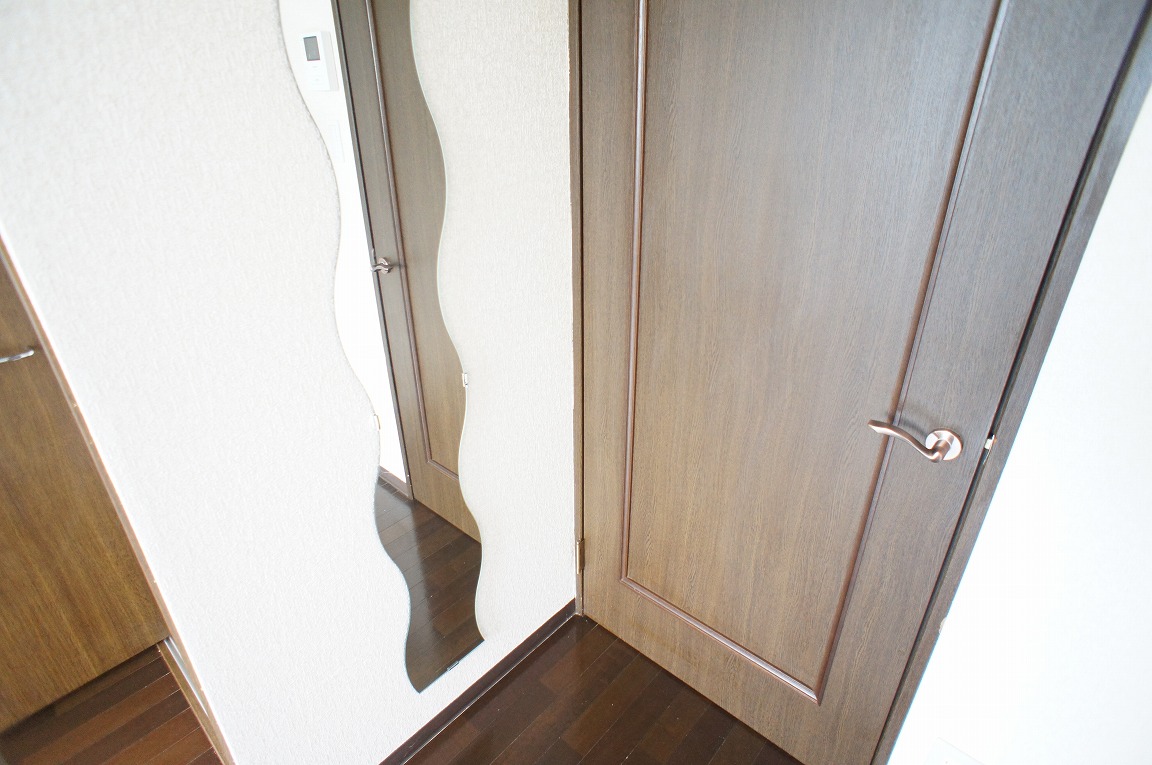 Living and room. Stylish full-length mirror ☆