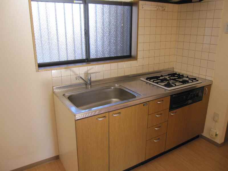 Kitchen. Is I am happy there is a window in the kitchen! 