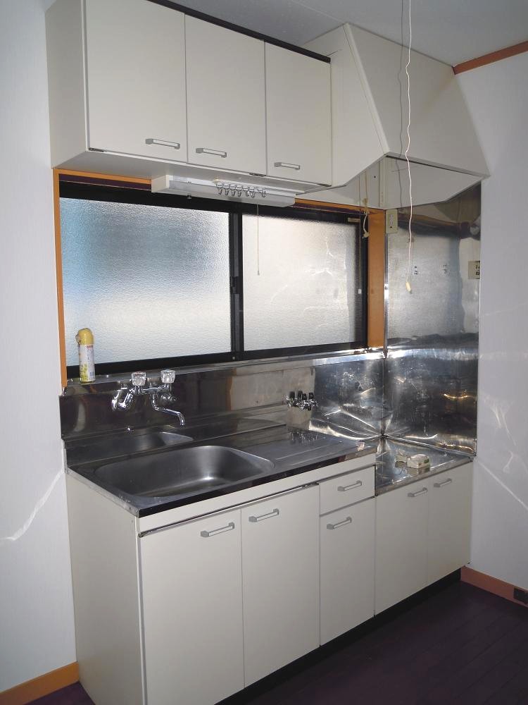 Kitchen. Bright kitchen with a window.