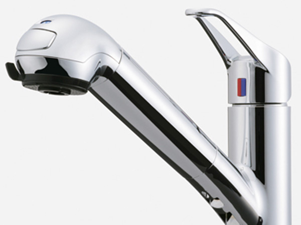 Kitchen.  [Water purifier integrated shower faucet] Temperature at the touch of a button ・ You can adjust the amount of water. Switching is also one button of a water purification and tap water.  ※ Water purifier cartridge will separately be any agreement. (Same specifications)