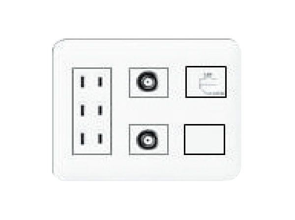 Other.  [Multi-media environment also advanced correspondence] Connection collectively home LAN wiring, phone ・ Summarizes the TV connection terminal a "multimedia outlet" has been installed in each room. (Same specifications)