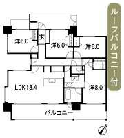 Floor: 4LDK, occupied area: 99.24 sq m, Price: 48.9 million yen