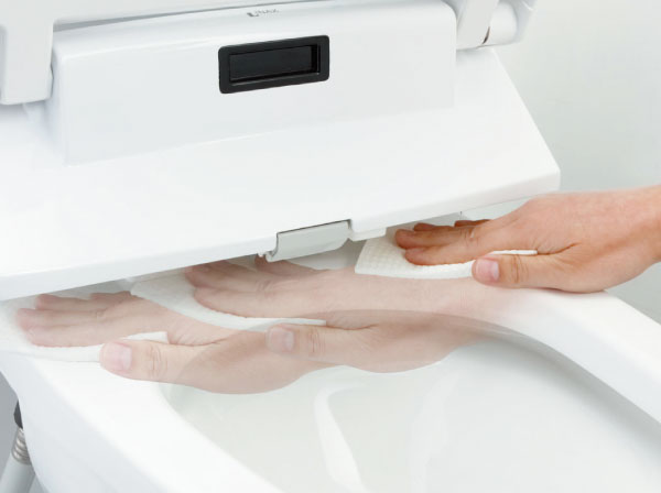 Toilet.  [Clean lift up] Firmly up, Firmly indulge. Gap dirt that could not clean is wiped off comfortably as far as it will go, It also cut the smell of the original anxious. (Same specifications)