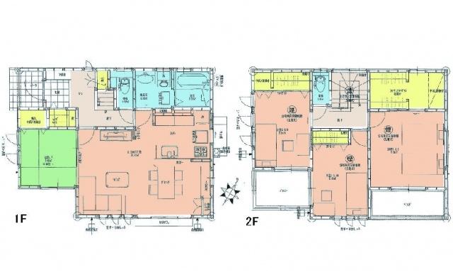 Floor plan. 28.5 million yen, 4LDK, Land area 140.24 sq m , Building area 107.09 sq m
