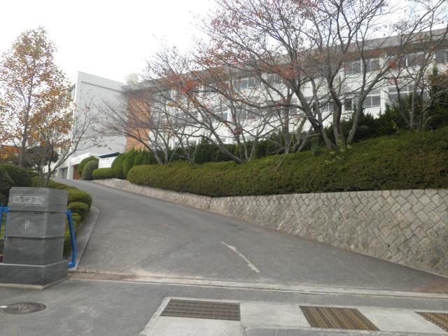 Junior high school. Just the right distance to the movement of the 1057m junior high school students to Kumano Municipal Kumano Junior High School Temple