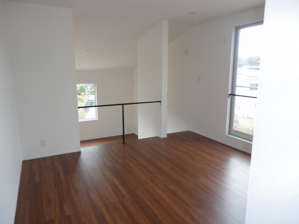 Living. 1 Building step up the living room