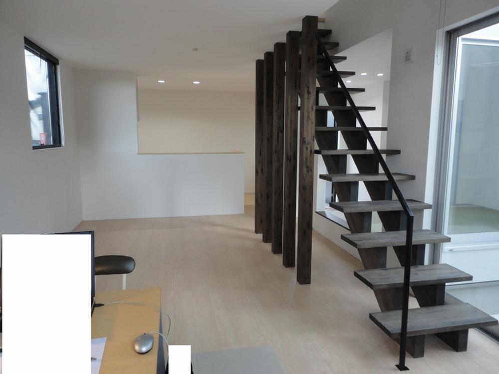 Living. Of Building 2 living room (kitchen, Living stairs, Overlooking the courtyard)