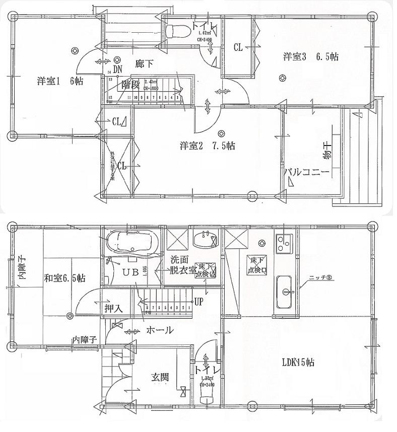 Floor plan. 37,800,000 yen, 4LDK, Land area 102.44 sq m , Building area 96.39 sq m